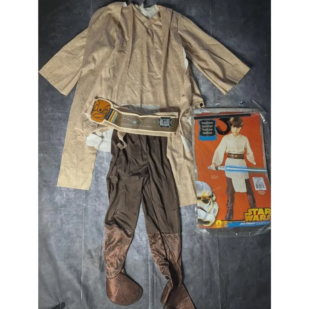 Disney Star Wars Deluxe Jedi Knight Halloween Costume Cosplay Size S 4-6 - Picture 2 of 8